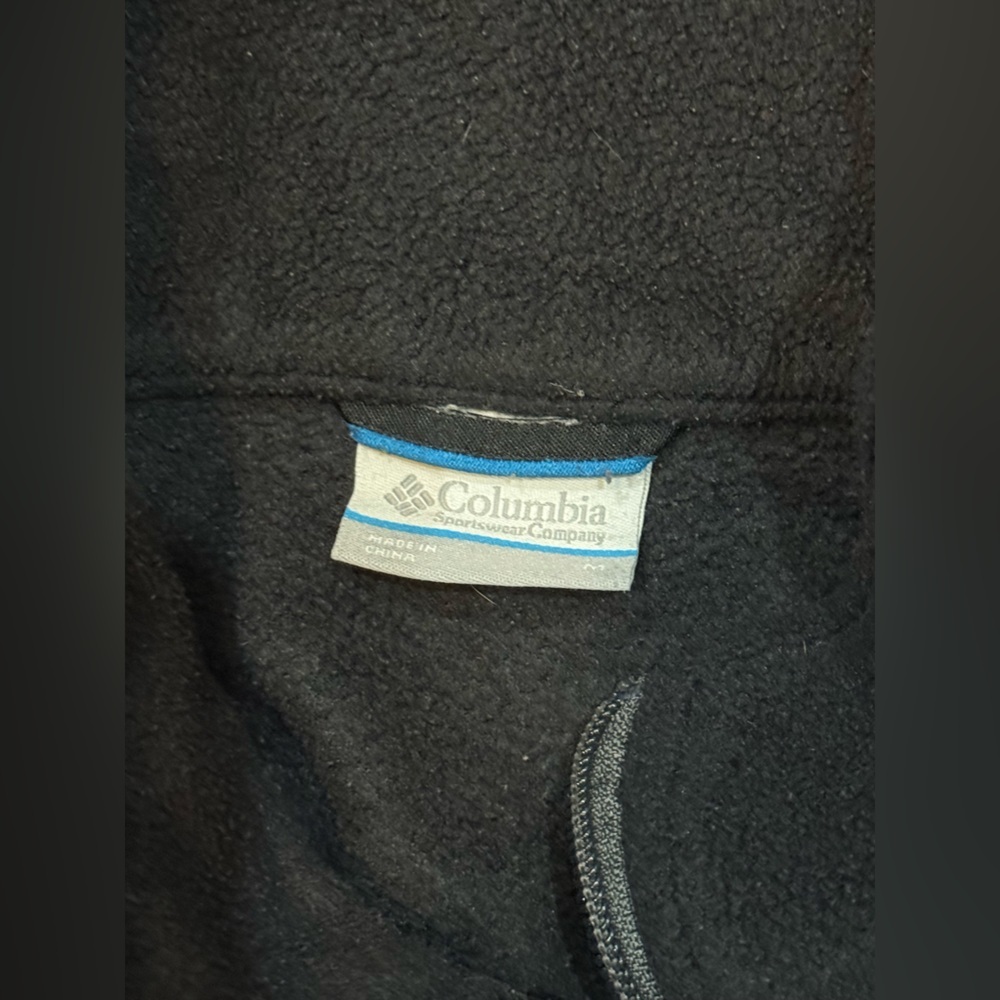 Columbia Black and Dark Gray Fleece Jacket - Picture 5 of 6